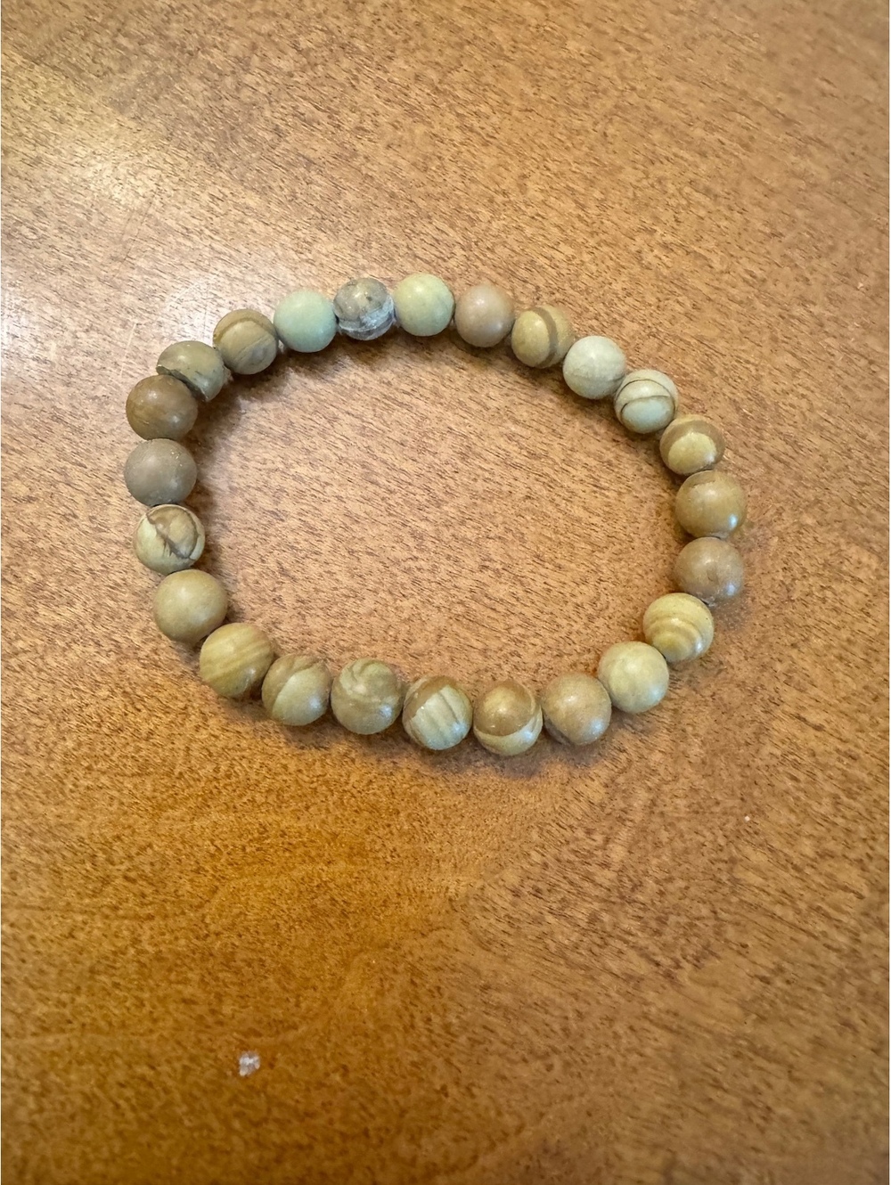 Natural Stone Beaded Stretch Bracelet 491